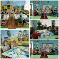Аппликация "Радуга" в средней группе Аппликация "Радуга" в средней группе.